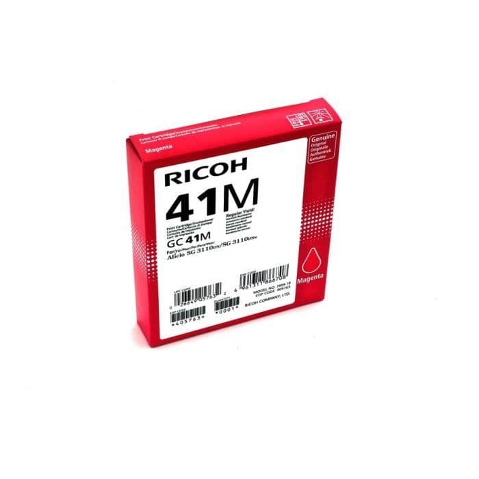 Ricoh GC41M magenta -geelimustepatruuna