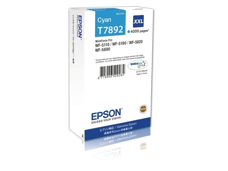 Epson Ink Cartridge XXL Cyan