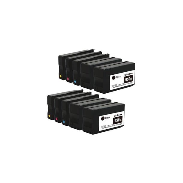 HP 950 / HP 951 XXL combo pack 10 stk - Kompatibel - BK/C/M/Y 500 ml