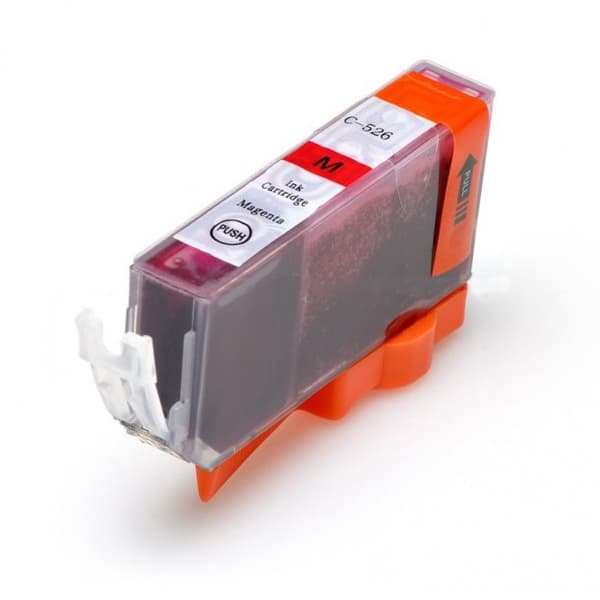 Kompatibel - Canon CLI 526M med chip (10,5 ml) magenta bläckpatron, hög kvalitet