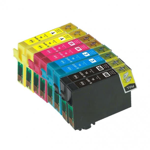 Epson 18 XL multipack 8 stk (2 stk. sort 18.2 ml 2 stk. cyan / magenta / gul 15 ml) T1815