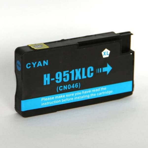 HP 951XL High Yield Cyan Kompatible Ink Cartridge bläckpatroner 1 styck Hög (XL) avkastning