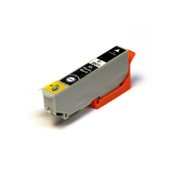 Epson 26 XL foto BK (C13T26314010) 11,5 ml, sort sort, kompatibel blækpatron, høj kvalitet