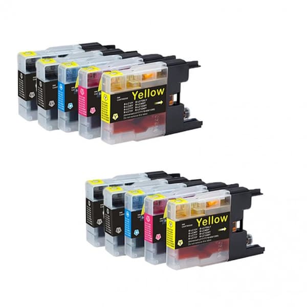 Kompatibel - Brother LC1220 Bläckpatroner Rabattpaket 10 st 136 ml