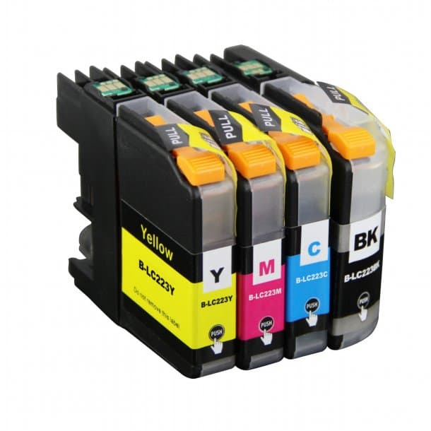 Brother LC 223 sampak 14 stk, kompatibel (170 ml) Stor Rabat!