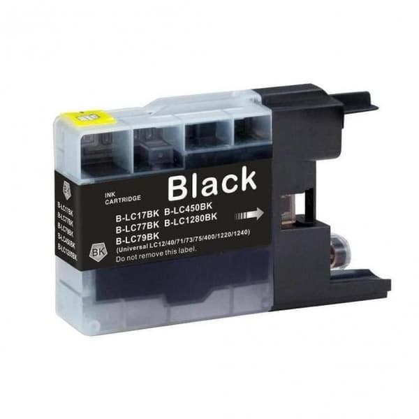 Kompatibel - Brother LC1280 Svart bläckpatron 30 ml