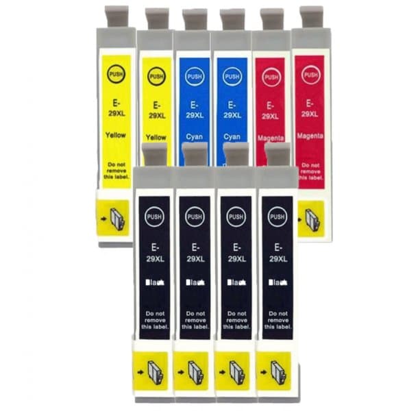 Epson 29 XL kombinationspaket 10 st - Kompatibel - BK / C / M / Y 156,8 ml
