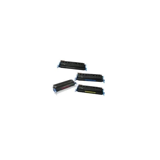 HP 124A combo pack 4 stk lasertoner - Kompatibel - BK/C/M/Y 8500 siders