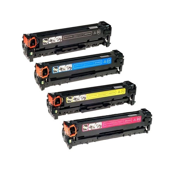 Kompatibel - HP 125A Laser Toner Combo Pack 4 st - Kompatibel - BK / C / M / Y 6400 sidor