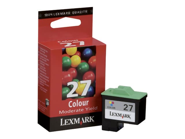 Lexmark Cartridge No. 27 - Farge (cyan, magenta, gul) - original - blekkpatron - for Lexmark i3, X1140, X1250, X1270, X1290, X2240, Z24, Z511, Z604,