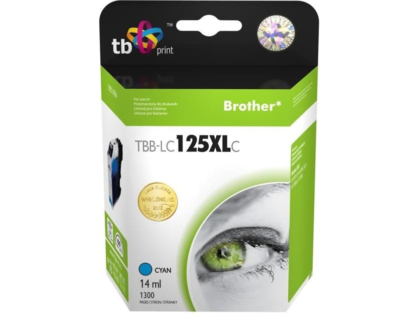 Ink.kazet kompatibilni s Brother LC125XLC 100% new
