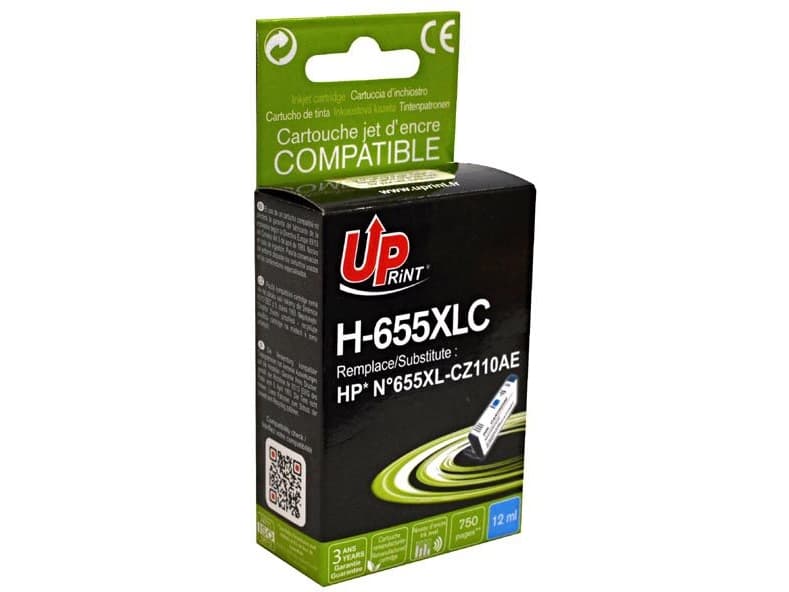 UPrint Ink H-655XLC/CZ110AE (Cyan)