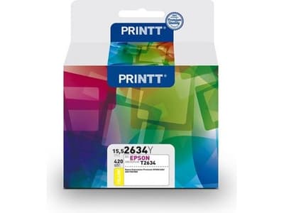 NTT System Ink PRINTT for EPSON NAE2634Y (Yellow) (T2634) 15.5 ml