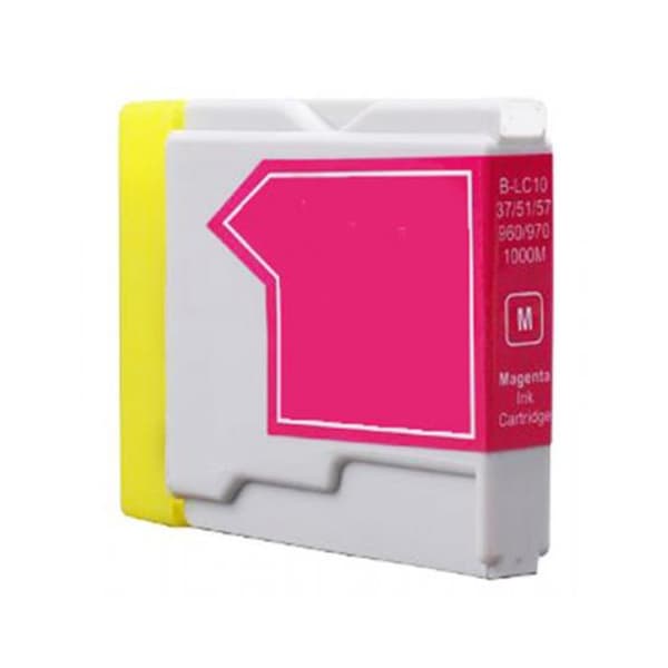 Kompatibel - Brother LC1000 kompatibel bläckpatron, Magenta