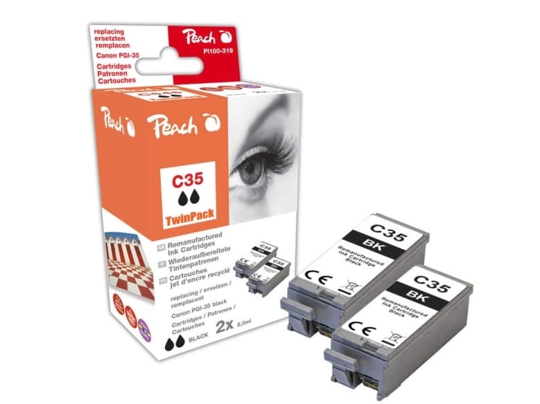 Peach Canon PGI-35, bk, PEA, Twin-Pack, REM, FW