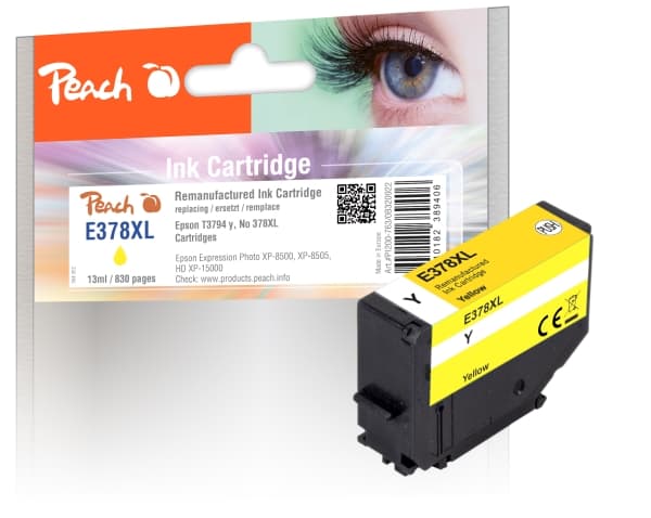 Peach Epson No. 378XL, yel T3794, REM, FW