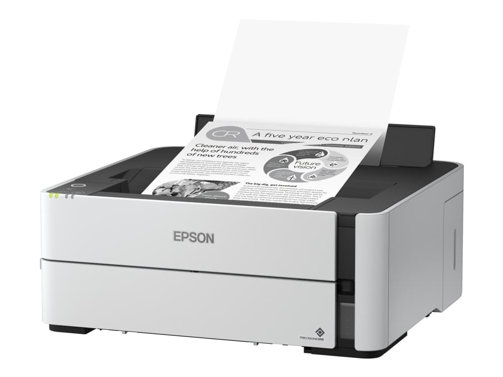 Epson EcoTank ET-M1180 - Skrivare - svartvit - Duplex - bläckstråle - refillable - A4/Legal - 1200 x 2400 dpi - upp till 39 sidor/minut - kapacitet: