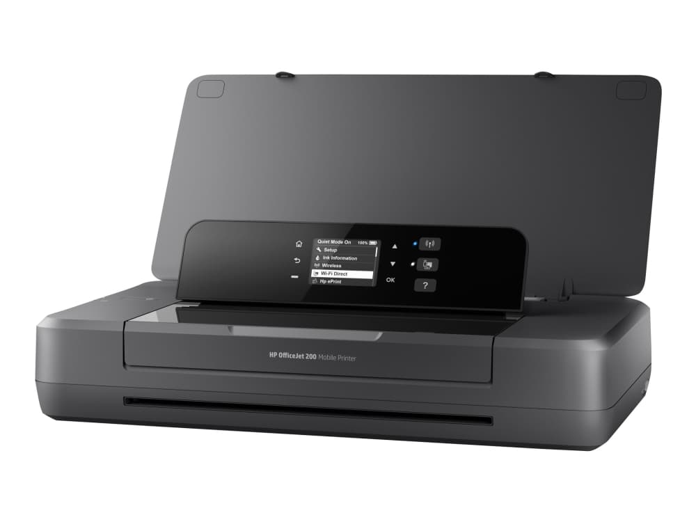 HP Officejet 200 Mobile Printer - Skrivare - färg - bläckstråle - A4/Legal - 1200 x 1200 dpi - upp till 20 sidor/minut (mono)/ upp till 19 sidor/minu