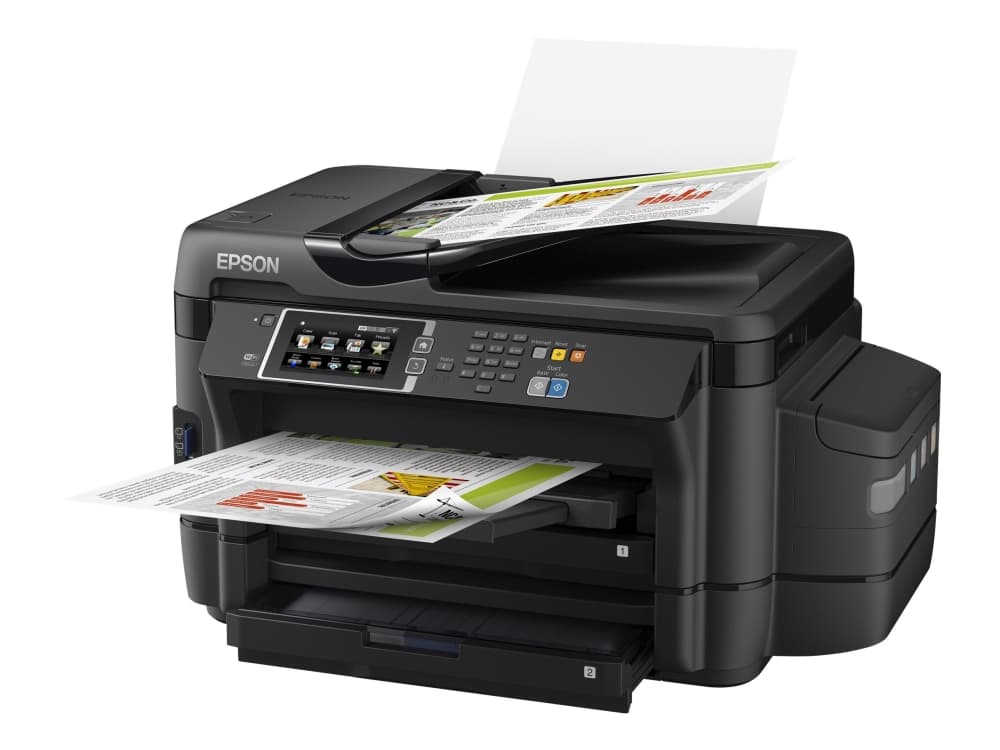 Epson L1455 - Multifunksjonsskriver - farge - ink-jet - A3 (medie) - opp til 32 spm (trykking) - 250 ark - 33.6 kbps - USB, LAN, Wi-Fi