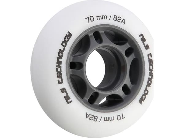 NILS Extreme PU 70x24 82A HVITE MATTE HJUL (4 stk) NILS EXTREME