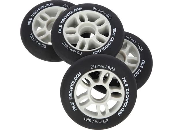 Nils Extreme PU 90x24 82A sort MATH Pyörät (4 kpl) NILS EXTREME NILS EXTREME