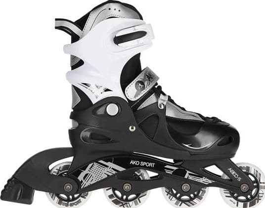 NILS Extreme Rollerblades AKO-RD03 Boy Black r. 30-33