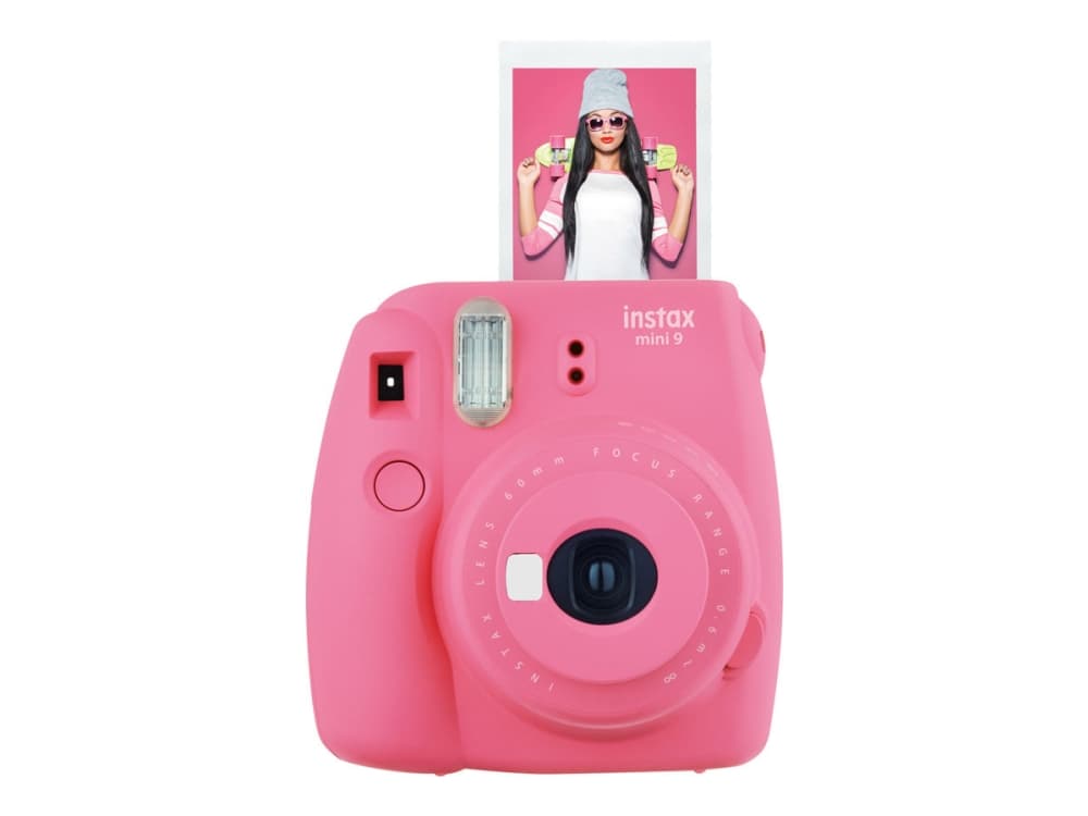Fujifilm Instax Mini 9 - Instant camera - objektiv: 60 mm flamingorosa