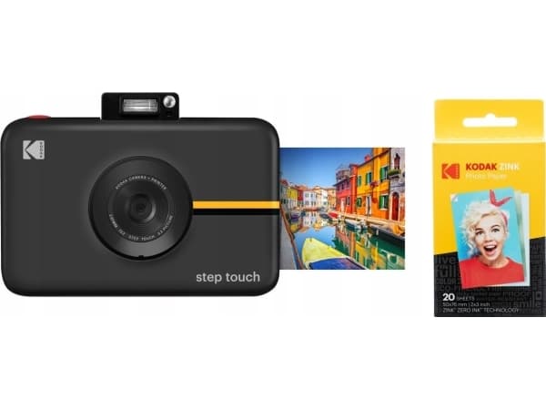 Kodak Digital Camera Kodak Step Touch Camera 13mp 1080p + Cartridge 20 Pcs - Black