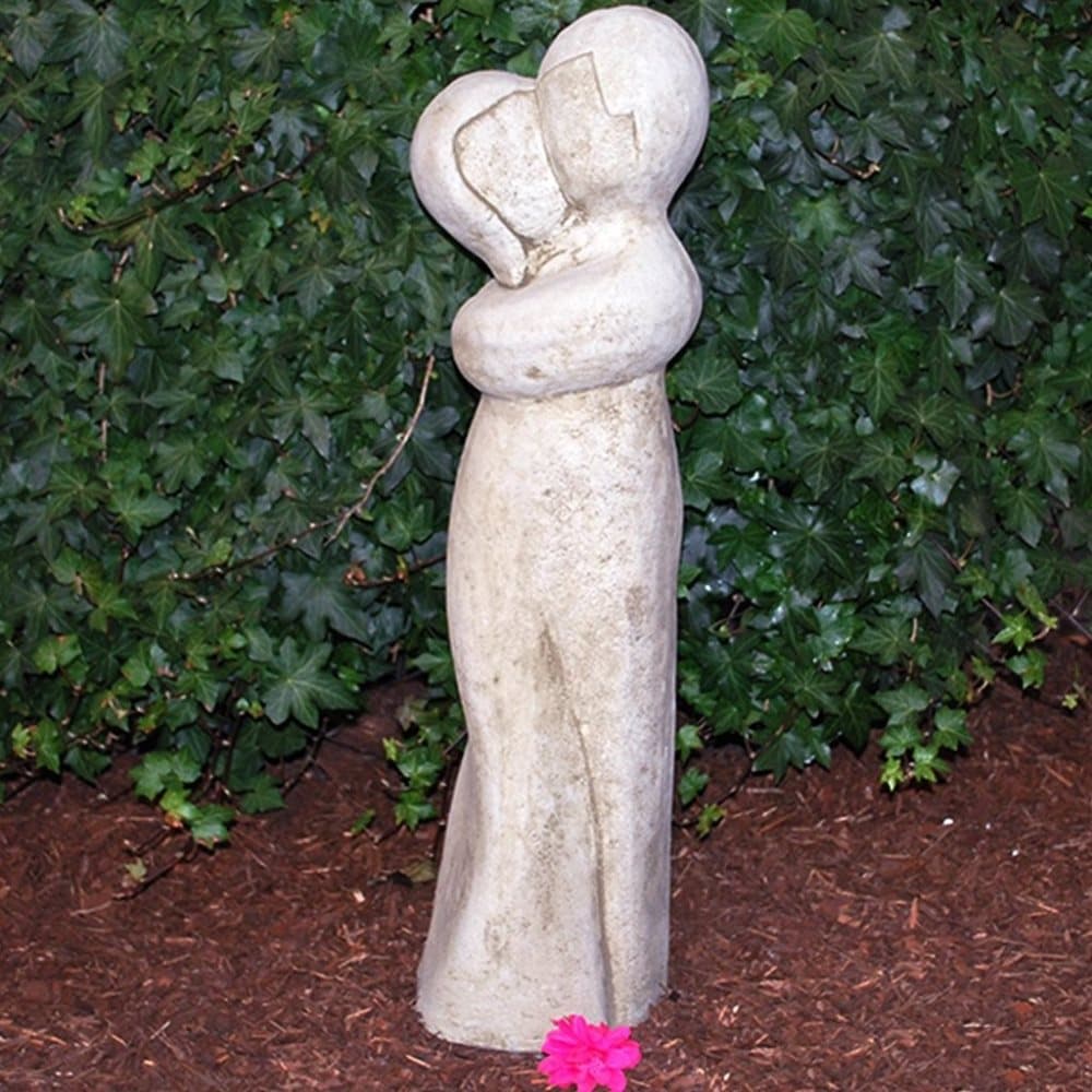 KÄRLEKSPAR FIGUR I STEN - Höjd: 76 cm - Vikt: 31 kg
