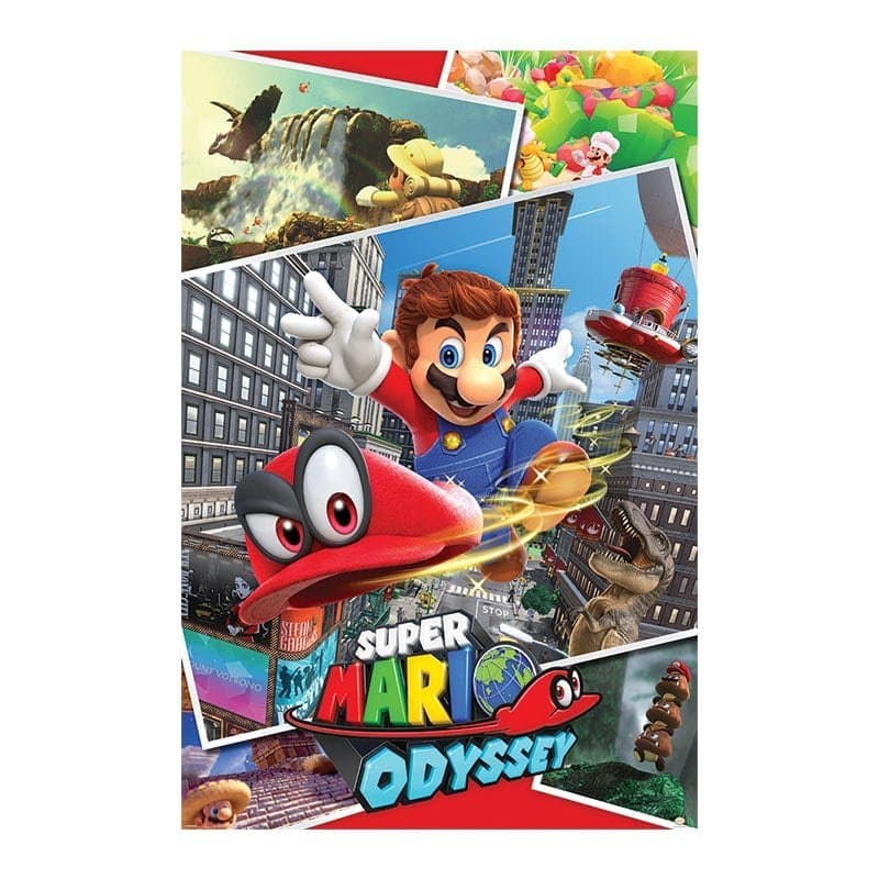 Super Mario Odyssey, Maxi Plakat - Collage