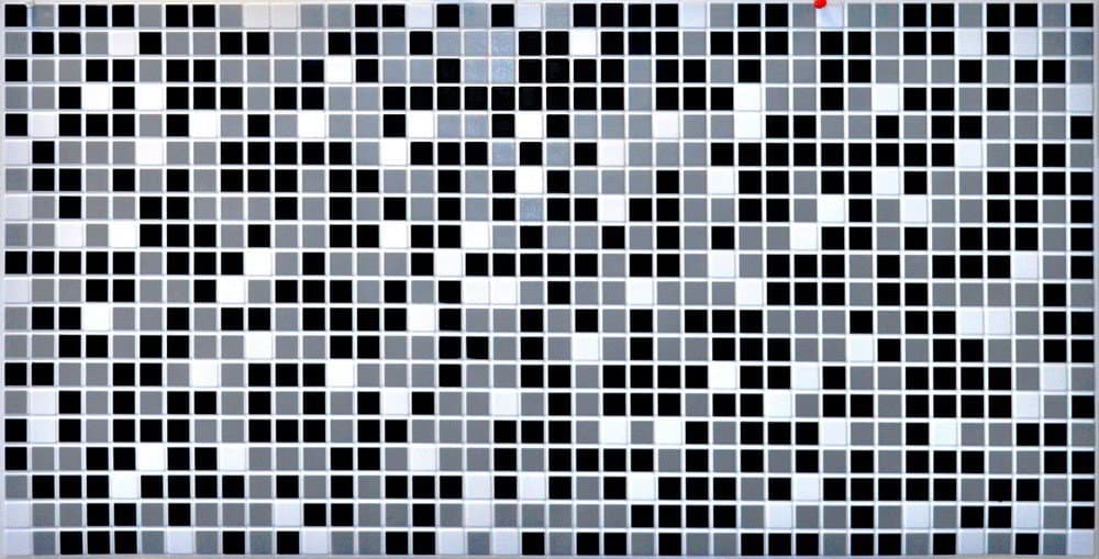 Dekorativ 3D väggpanel MOSAIC BLACK