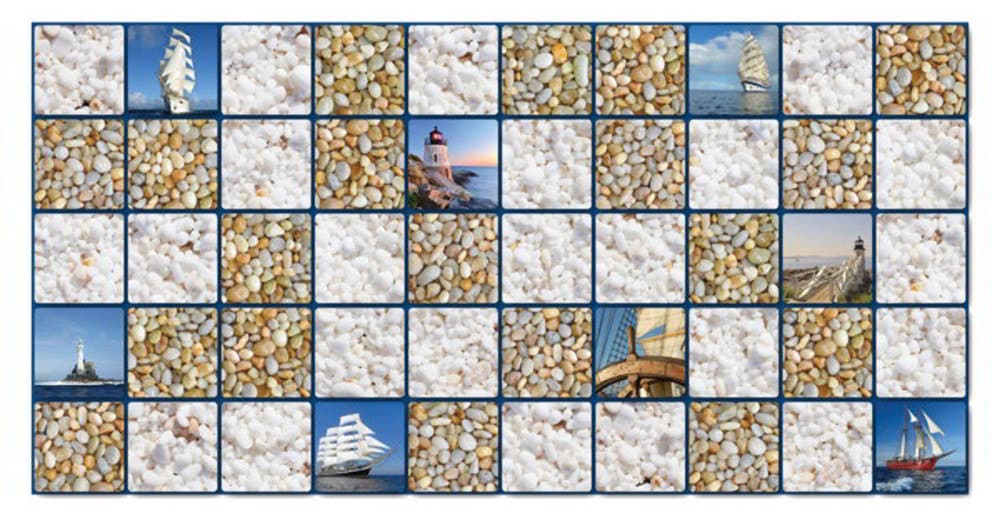 Dekorativ 3D väggpanel SEA