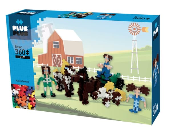 Plus Plus Basic Horse with Carriage 360 pcs