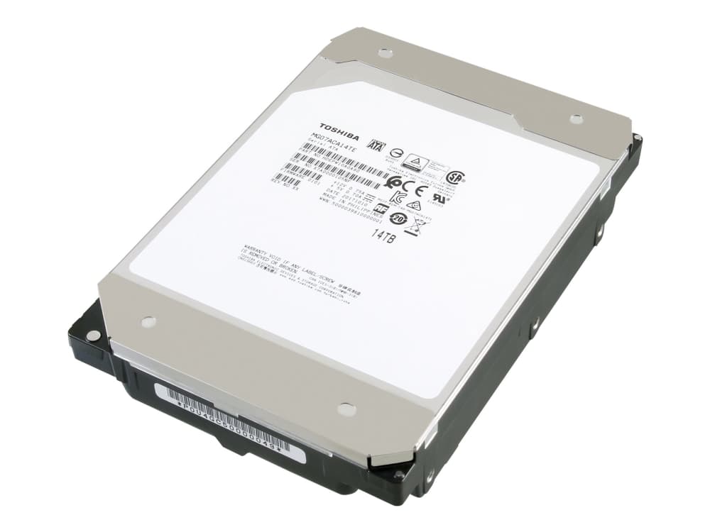 Toshiba Enterprise Capacity MG07ACAxxx Series MG07ACA12TE - Hårddisk - 12 TB - inbyggd - 3.5" - SATA 6Gb/s - NL - 7200 rpm - buffert: 256 MB