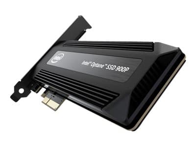 Intel Optane SSD 900P Series - Solid state drive - krypterat - 480 GB - 3D Xpoint (Optane) - inbyggd - PCIe-kort (HHHL) - PCI Express 3.0 x4 (NVMe) -