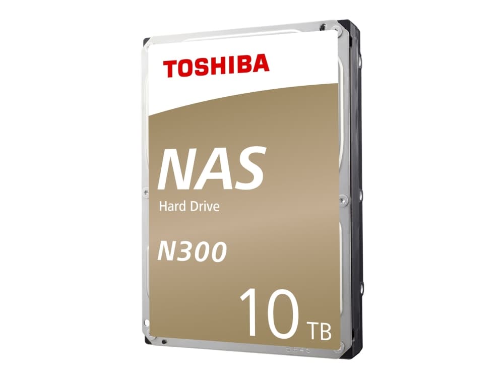 Toshiba N300 NAS - Hårddisk - 10 TB - inbyggd - 3.5" - SATA 6Gb/s - 7200 rpm - buffert: 256 MB