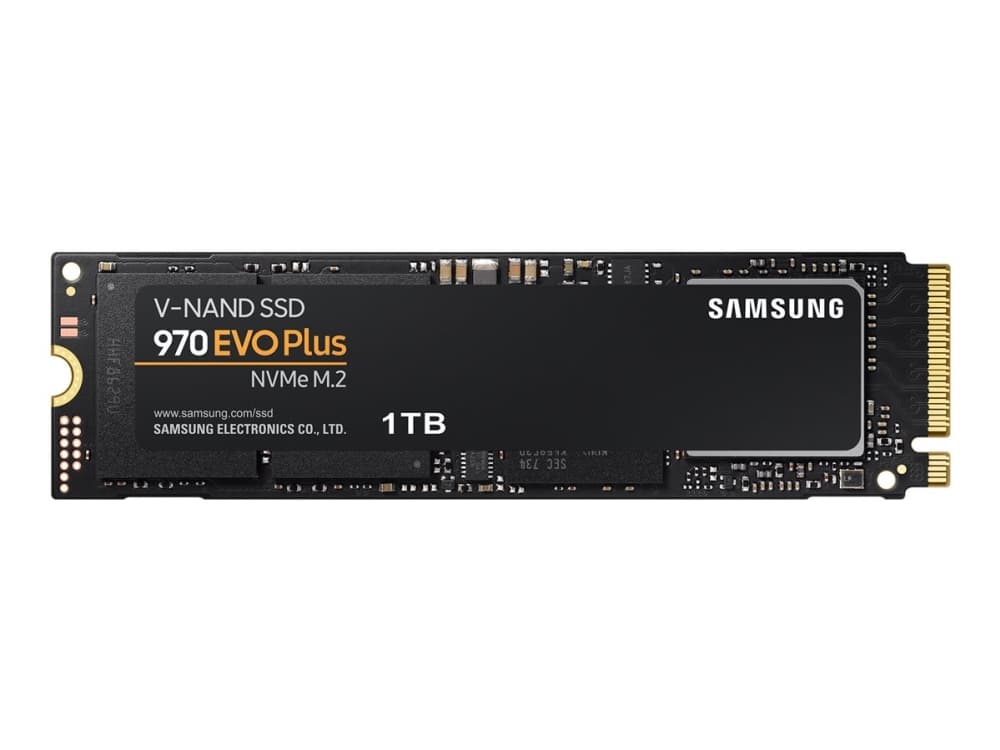 Samsung 970 EVO Plus MZ-V7S1T0BW - Solid State Drive - kryptert - 1 TB - intern - M.2 2280 - PCI Express 3.0 x4 (NVMe) - buffer: 1 GB - 256-bit AES -