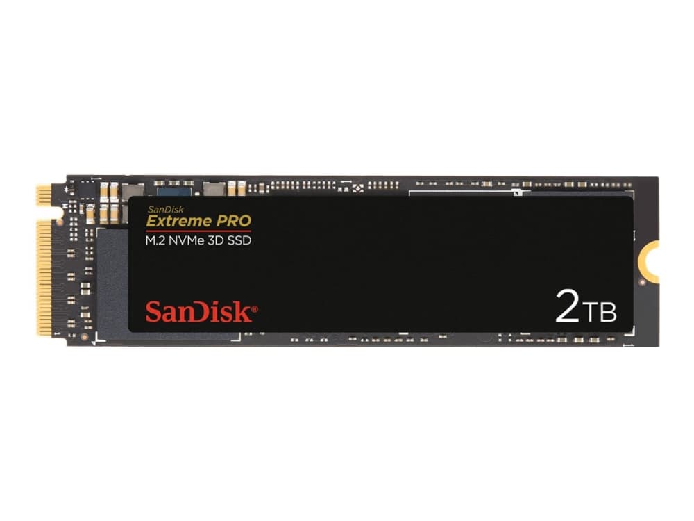 SanDisk Extreme PRO - Solid State Drive - 2 TB - intern - M.2 2280 - PCI Express 3.0 x4 (NVMe)