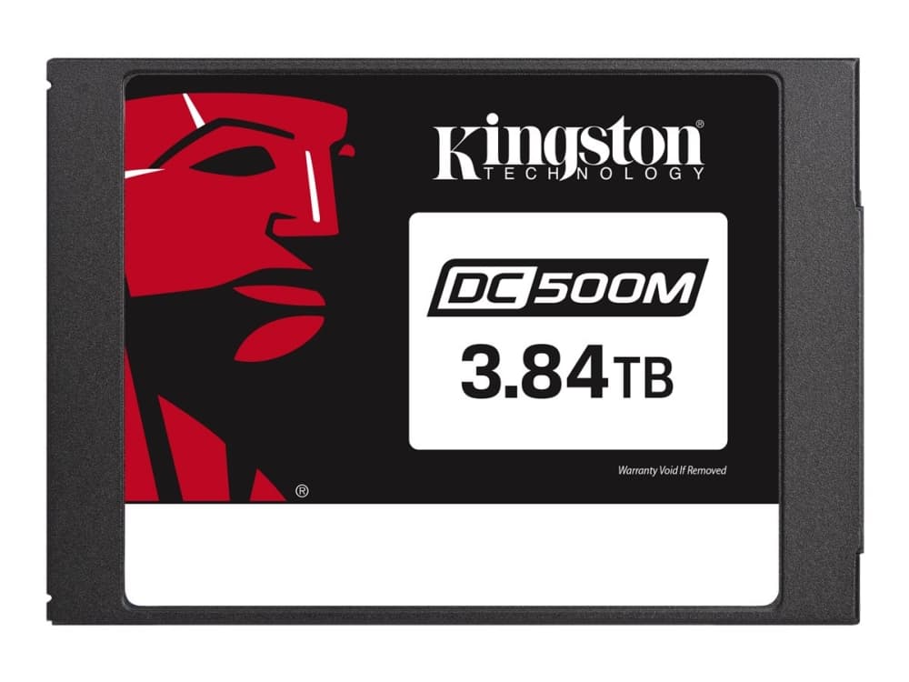Kingston Data Center DC500M - Solid State Drive - kryptert - 3.84 TB - intern - 2.5" - SATA 6Gb/s - 256-bit AES - Self-Encrypting Drive (SED)