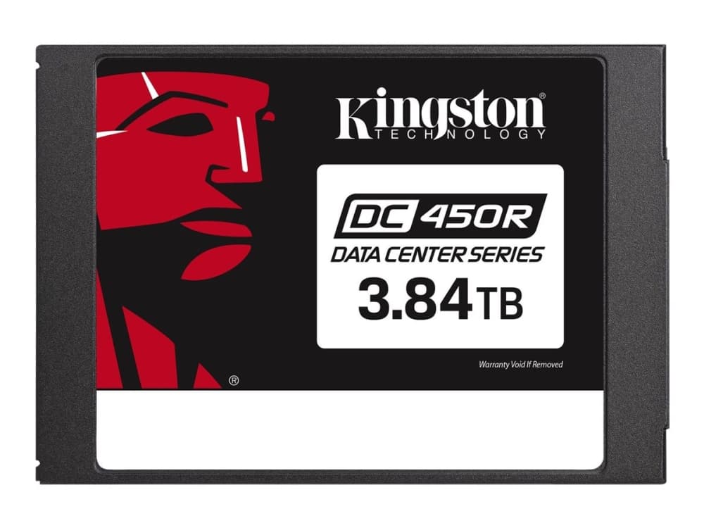 Kingston Data Center DC450R - Solid State Drive - kryptert - 3.84 TB - intern - 2.5" - SATA 6Gb/s - 256-bit AES - Self-Encrypting Drive (SED)