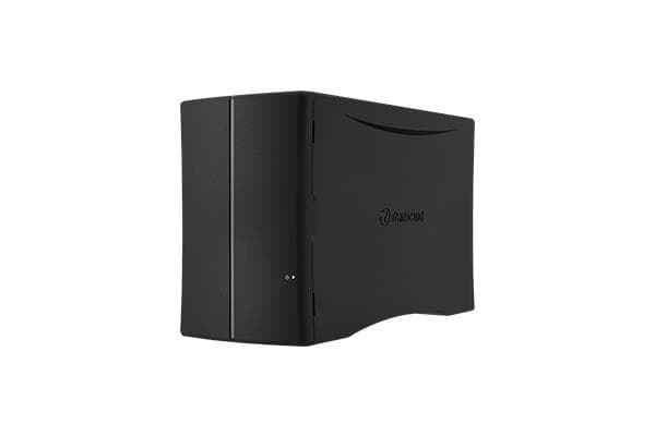 Transcend StoreJet Cloud 210N, NAS, Kompakt, Arm, Cortex-A7, 8 TB, Svart