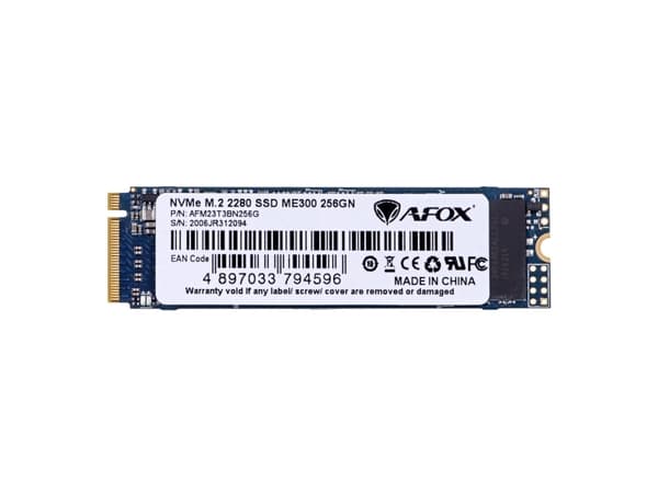 AFOX ME300-256GN, 256 GB, M.2, 2000 MB/s