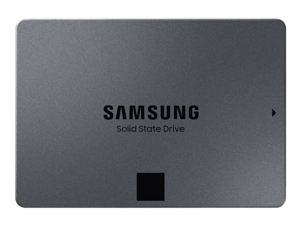 Samsung 870 QVO MZ-77Q4T0BW - Solid state drive - krypterat - 4 TB - inbyggd - 2.5" - SATA 6Gb/s - buffert: 4 GB - 256 bitars AES - TCG Opal Encrypti