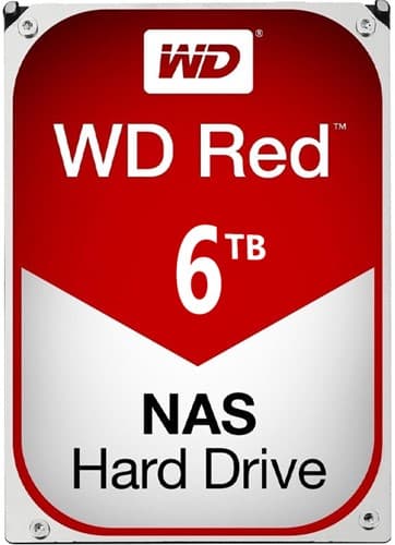 Western Digital Red NAS HDD - 6TB, 3.5"