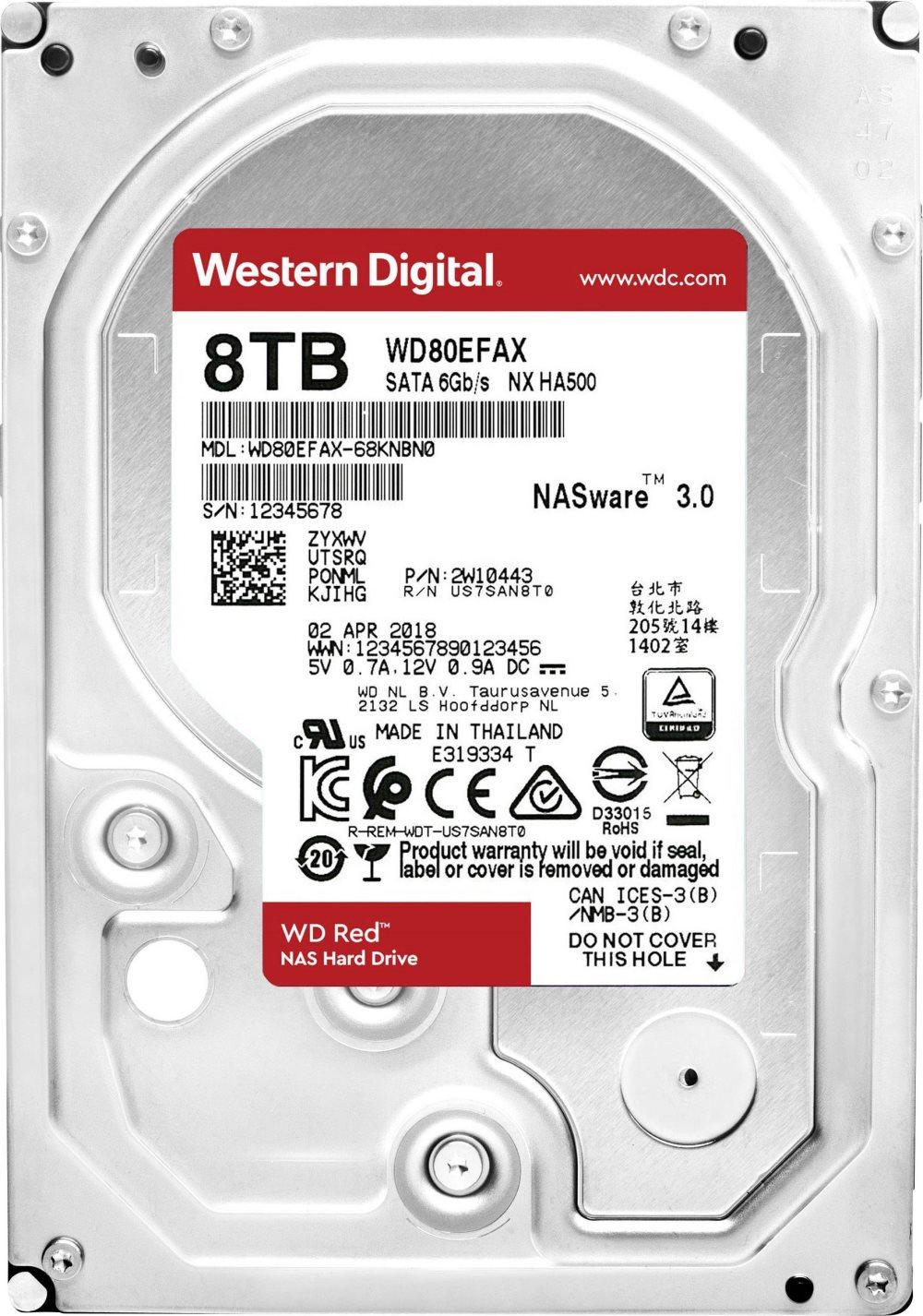Western Digital 8TB WD Red 3.5 inch NAS Hard Disk