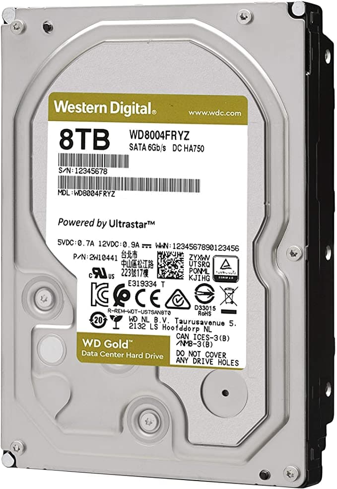 WD Gold , 8TB