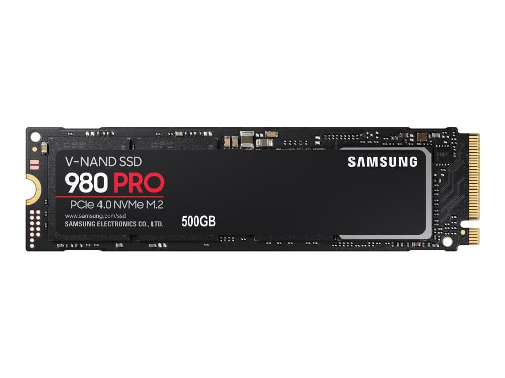 Samsung 980 PRO MZ-V8P500BW - Solid State Drive - kryptert - 500 GB - intern - M.2 2280 - PCI Express 4.0 x4 (NVMe) - buffer: 512 MB - 256-bit AES -