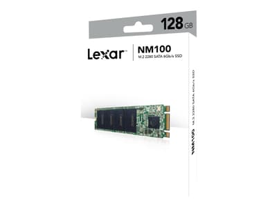 Lexar NM100, 128 GB, M.2, 550 MB/s, 6 Gbit/s