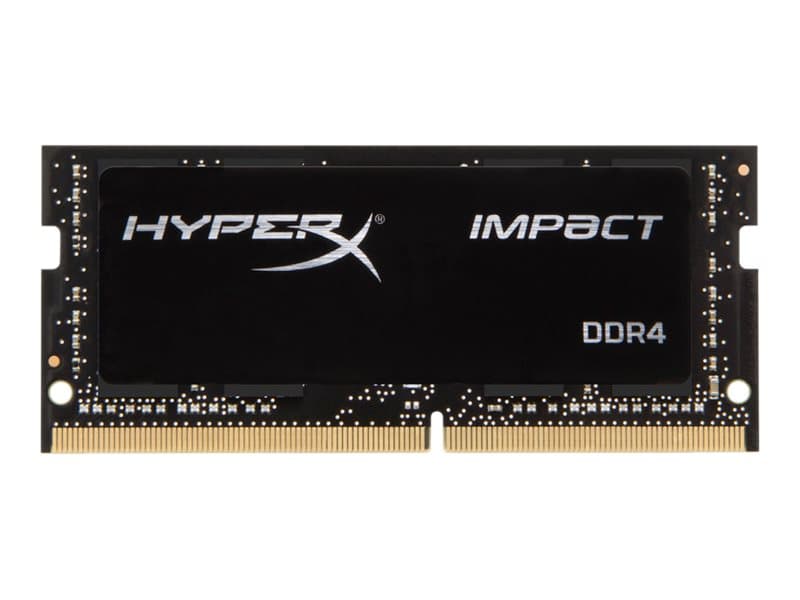 HyperX Impact - DDR4 - 16 GB - SO DIMM 260-pin - 2666 MHz / PC4-21300 - CL15 - 1.2 V - ikke-bufret - ikke-ECC - svart