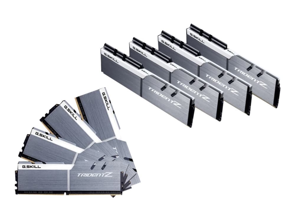 G.Skill TridentZ Series - DDR4 - kit - 64 GB: 8 x 8 GB - DIMM 288-pin - 4000 MHz / PC4-32000 - CL18 - 1.35 V - ikke-bufret - ikke-ECC